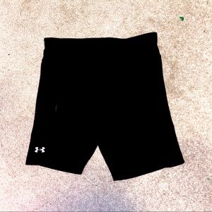Under Armor black mid thigh spandex